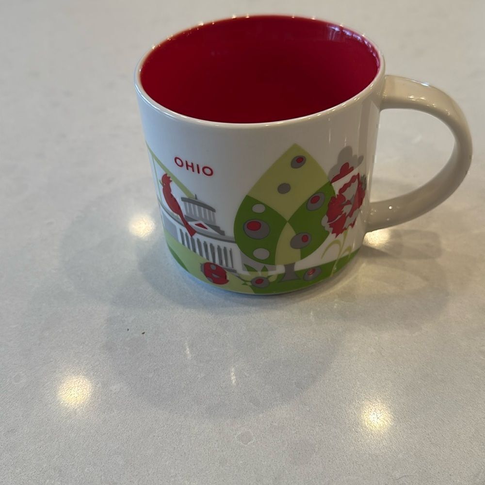 Starbucks Ohio, 2017 you are here coffee cup excellent condition, cardinals fun! - Picture 1 of 6